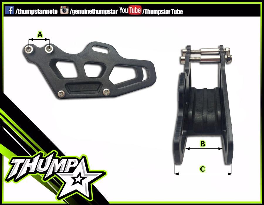 7453 | Chain Guide Metal | Black