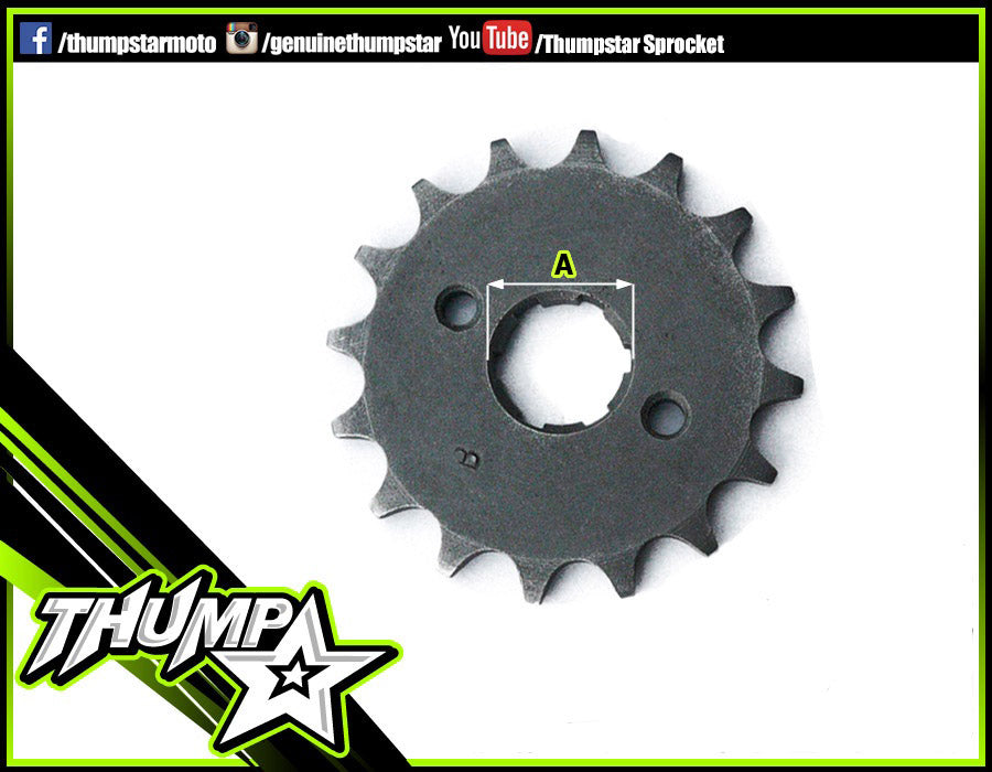 7185 | Front Sprocket | 17mm Shaft | 428 x 16T